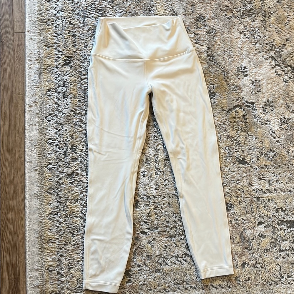 lululemon athletica Light Ivory Leggings